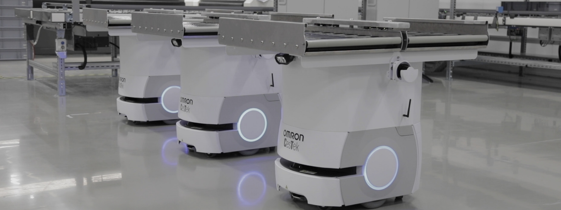 Fleet of Omron LD Mobile Robots