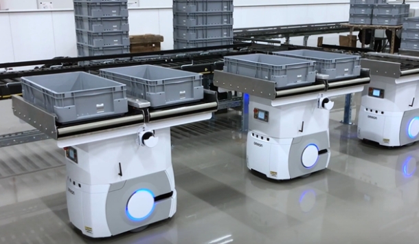 Autonomous Mobile Robot (AMR) Production Line Feeding