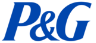 Linked logo of blue text reading P&G